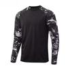 2025 New Long Sleeve Crew Neck Fishing Suit UV Protection Luya Fishing Breathable Leisure Sports T-Shirt Fishing Suit