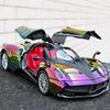 1/24 Pagani Huayra Dinastia Legierung Galvanik Sportwagenmodell Metall Rennwagen Fahrzeuge Modell Sound und Licht Kinderspielzeug Geschenk