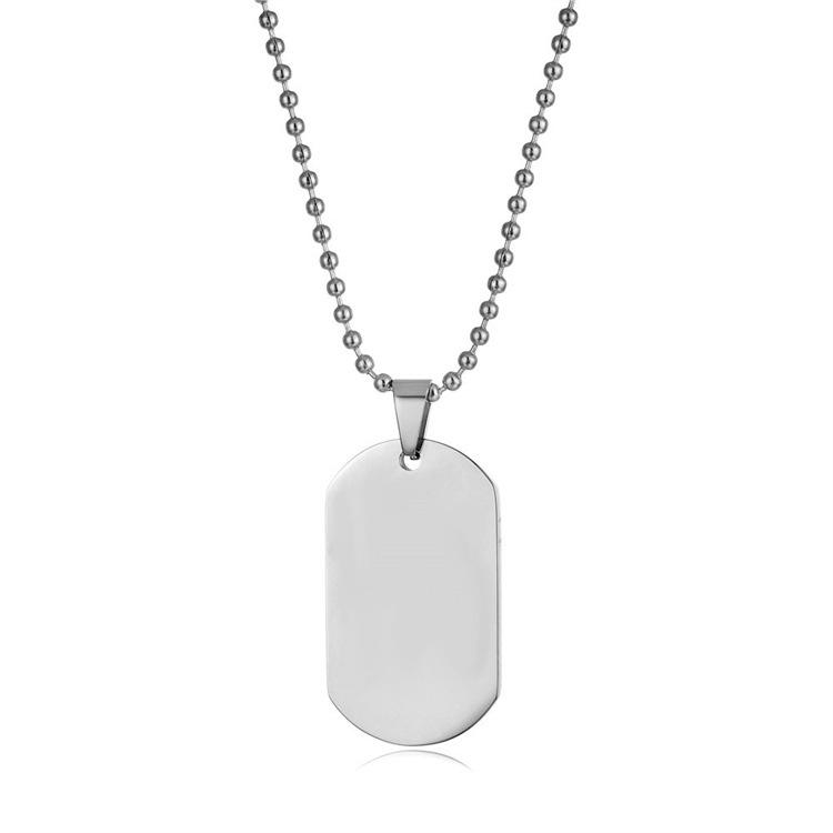 Women's Fashion Geometric Stainless Steel Sweater Chain Necklace Pendant Jewelry
