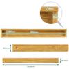 Morikuru (Morikura) Japanese-Made Chopstick Case, Soot-Treated Bamboo with Lid, Sliding Chopstick Holder Case, SG Wonder Zone TK03-09, 22cm (Inner Dim