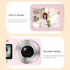 Double Screen Selfie Camera 4K 64MP 18X Zoom Portable Digital Camera Pink for Vloggings School Trip