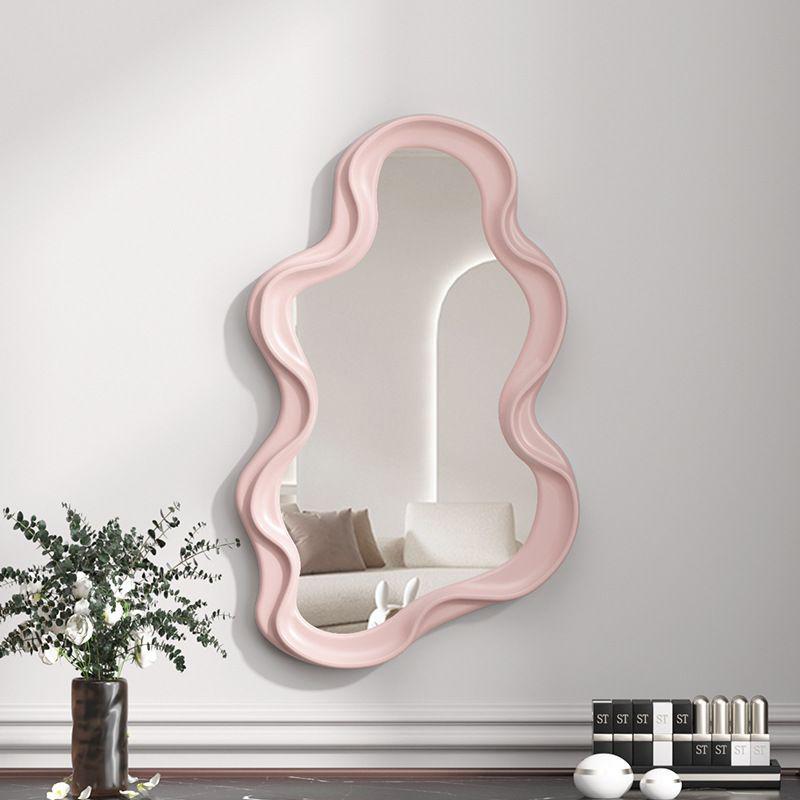 Wall-Mounted Bathroom Mirror Irregular Desktop Makeup Mirror Cloud Shaped  Mirror