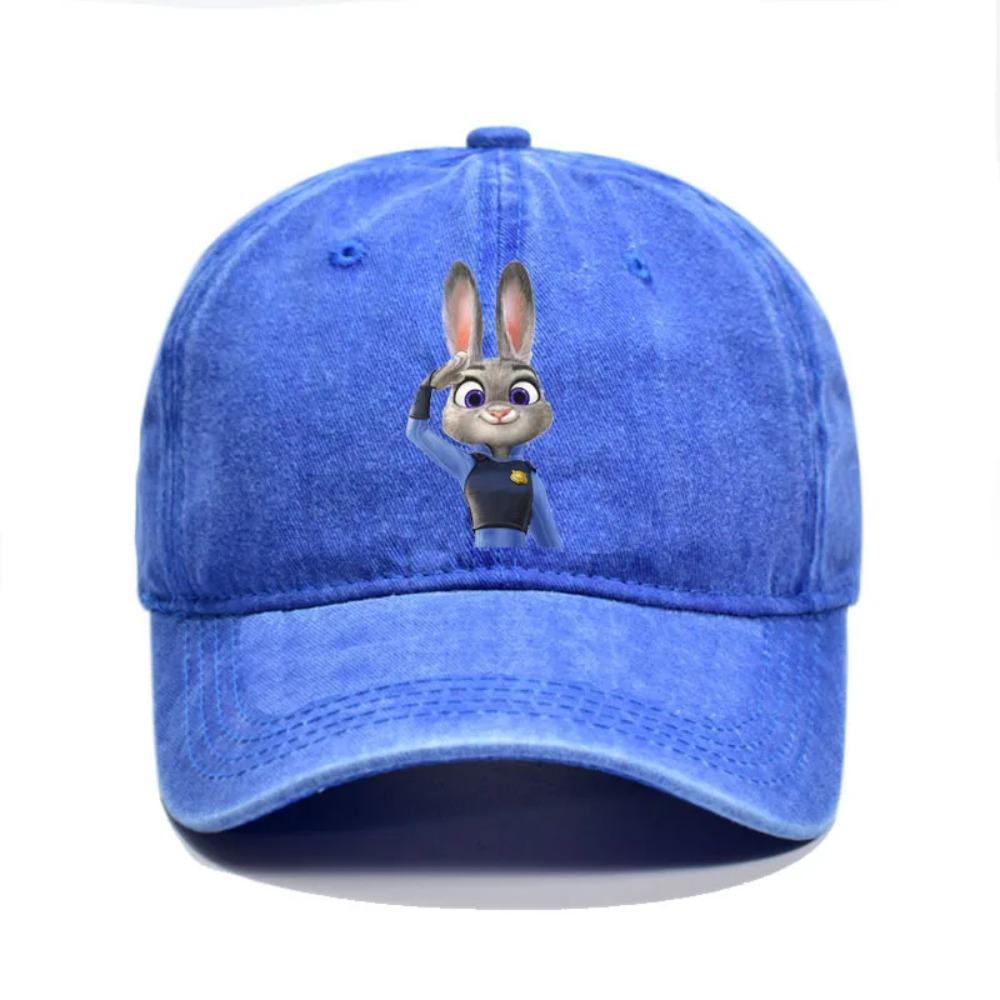 Mode Zootopia Cartoon Anime Retro Print Baseballkappe Judy Nick Sonnenhut Verstellbar Frühling Sommer Mode Golfkappe Dropshipping