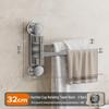 Suction Cup Rotating Double Towel Rack