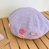 Flower Bow Berets Cap Korean Style Painter Hat Sweet Pumpkin Hat  Daily