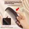 Hollow Scalp Massage Comb Oil Removing Hair Comb Portable Anti Greasy Hair Cleaning Comb For Home Travel Hair Care