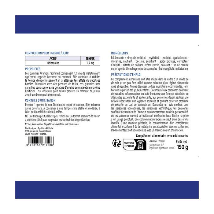 Melatonin Sleep Gummies 1.9 Mg - 60 Gummies