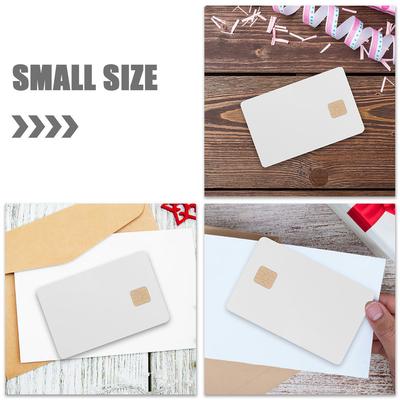 12Pcs Ic Card White Cards with Chip Blank Credit Cards for Access Control System Lot Attendance Security