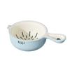 Space-saving Berry Cleaning Bowl Double-layer Strainer Ladle Fashion Drainage Basket  Grape