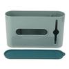 Grocery Bag Dispenser Visible Window Design Large Capacity Dustproof Lid Plastic Bag   for Kitchen Bedroom