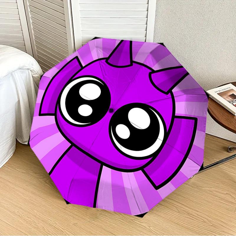 1pc Purple, Cartoon Automatic Open/Close Umbrella, Lightweight Design for Everyone,Durable Canopy yy251014024