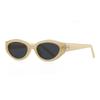 Vintage Cat Eye Sunglasses Women Uv400 Polarized Resin Frame For Outdoor Sun Protection