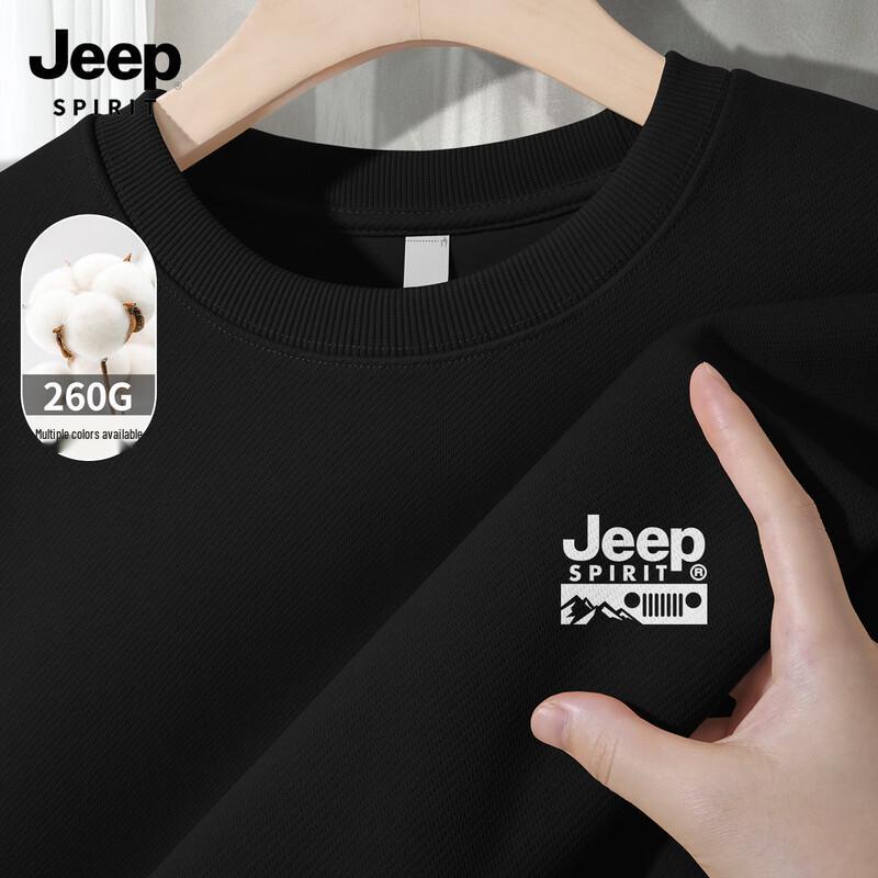 JEEP SPIRIT Men s Graphic Crew Neck Sweatshirt XL