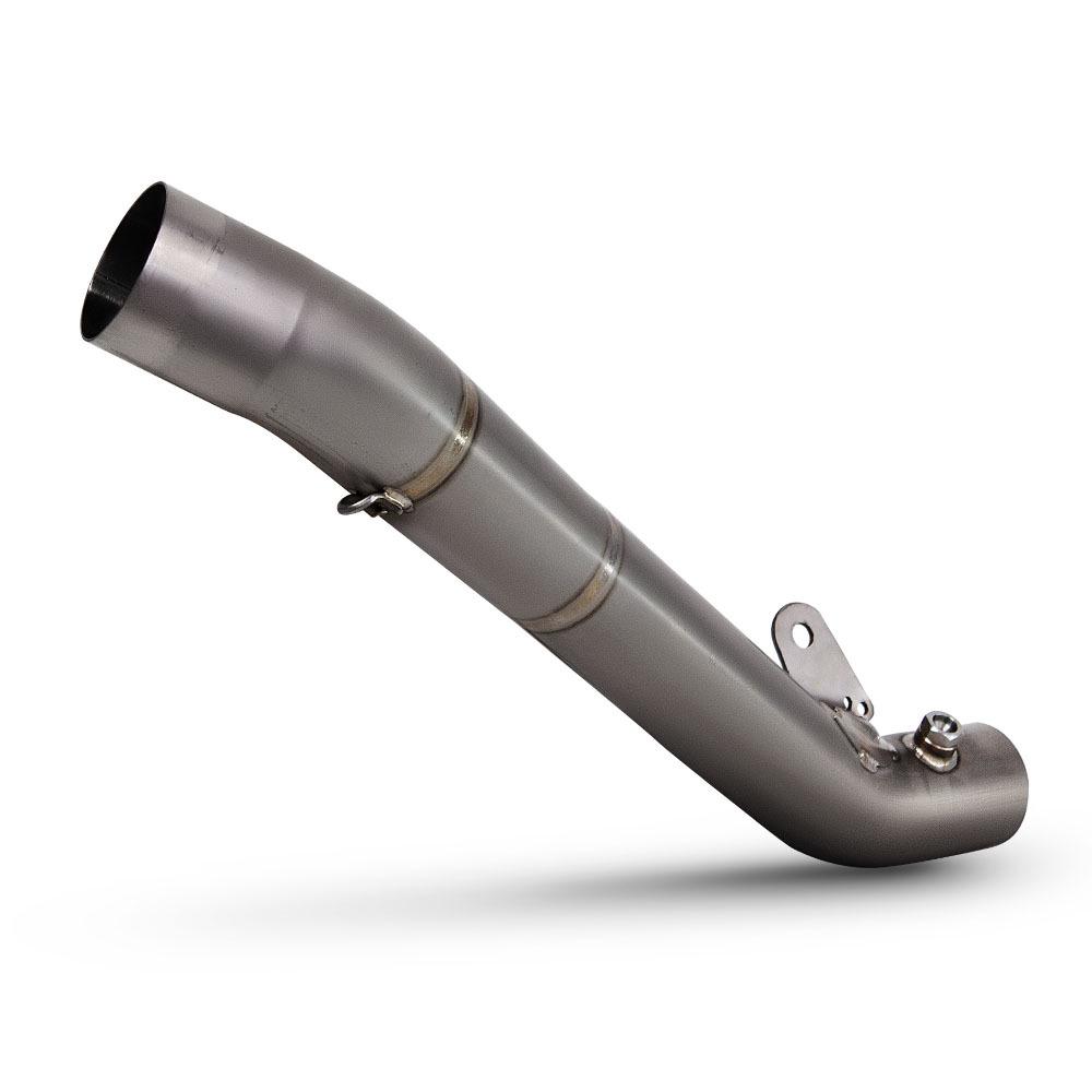 

Титановый средний патрубок выхлопной системы 60 мм для Kawasaki ZX6R 21-25 для модификации мотоцикла