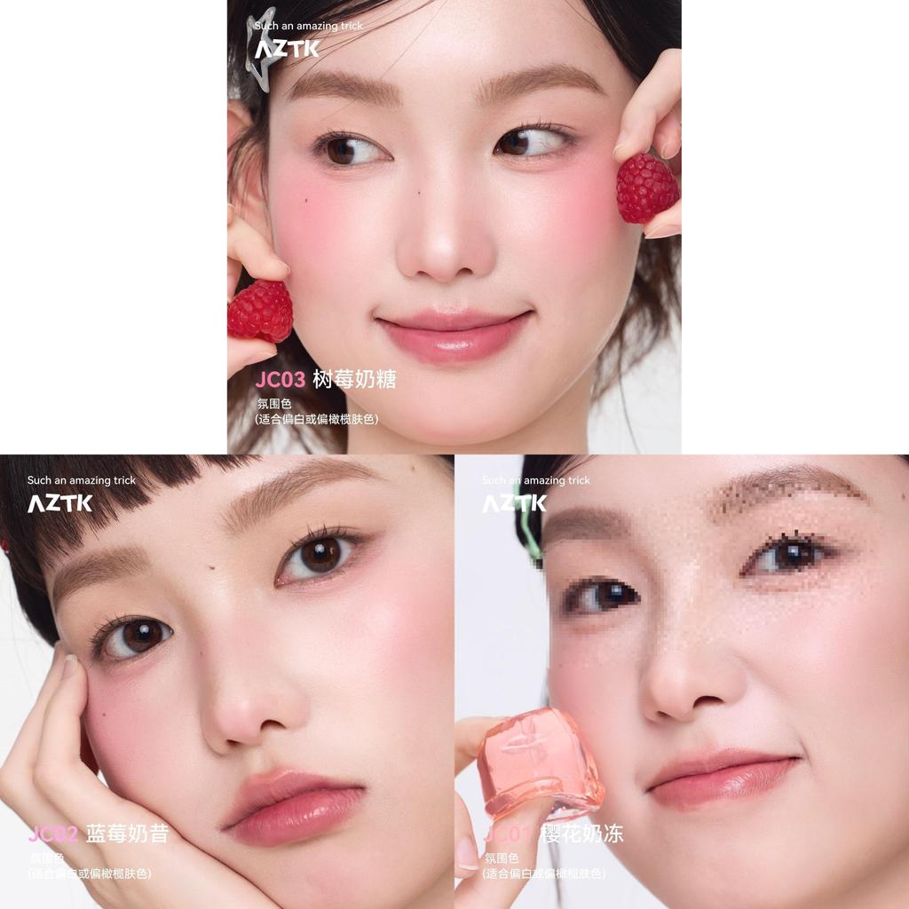 Aztk Liquid Blush For Women With Matte Finish And Brightening Effect For Natural Look