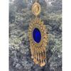Golden Evil Eye Wall Hanging – Handmade Metal & Glass Nazar Protection Charm | Luxury Home & Office Décor | Spiritual Good Luck Amulet