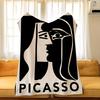 Artist P-Pablo P-Picasso Throw Flannel Cozy Print Blanket, Portable, Durable Machine Washable cute Cool