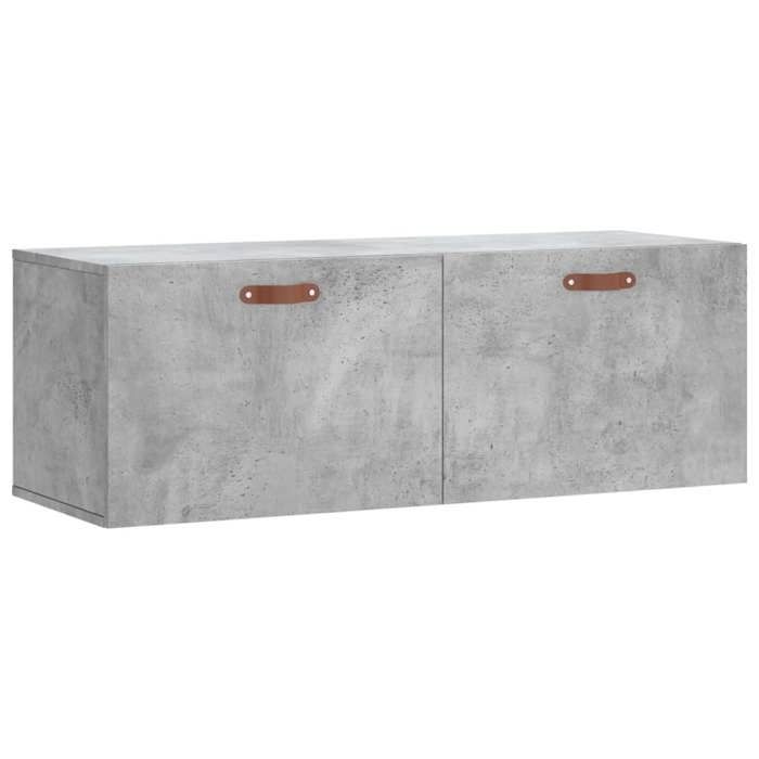 VidaXL Armoire murale gris béton 100x36,5x35 cm bois d'ingénierie 830112