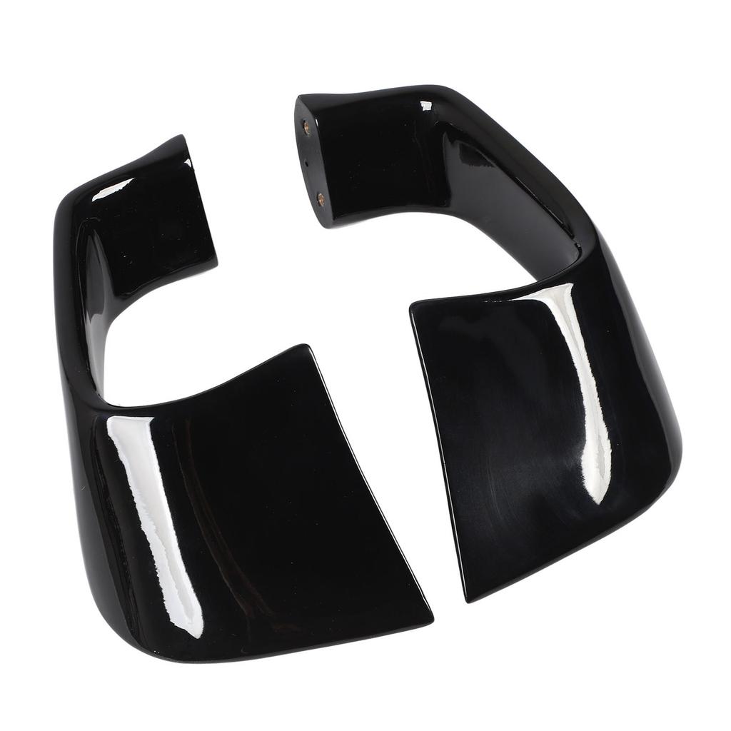 2PCS Fixed Wing Spoiler Aerodynamic Motorcycle Winglet Fairing Wing Kit Side Wing Decoration for YZF R1 R6 Gloss Black