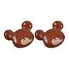 The Little Bear's School Jackie Face Chopstick Rest Brown 780542