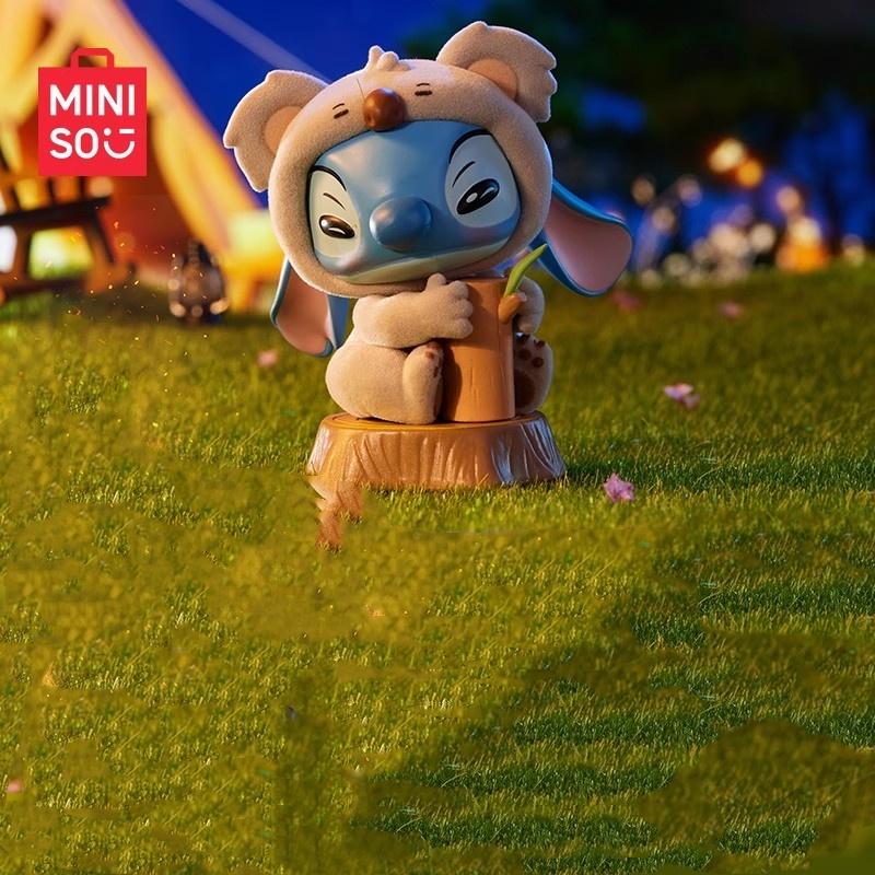 MINISO Disney Lilo Stitch Series Animal Party Blind Box Cute Surprise Box Figurine Decoration Cute Doll Xmas Hallowmas Toy