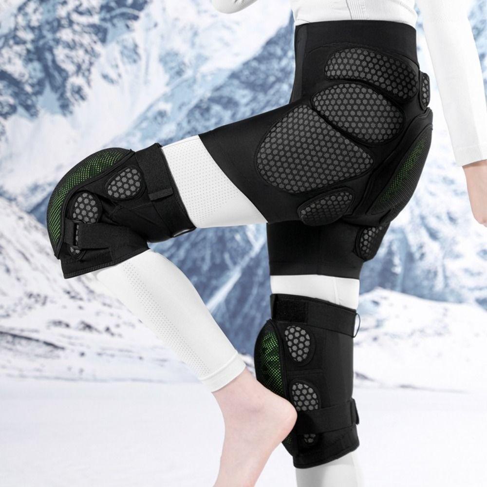 Protective Ski Anti-fall Hip Pads Breathable Ice Skating Knee Pads  Winter Sports Safety