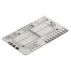 1/2pcs Ecg 7 Step Ruler 7 Step Scale Portable Transparent 7step Ruler Measurement Tool For Ecg Interpretation
