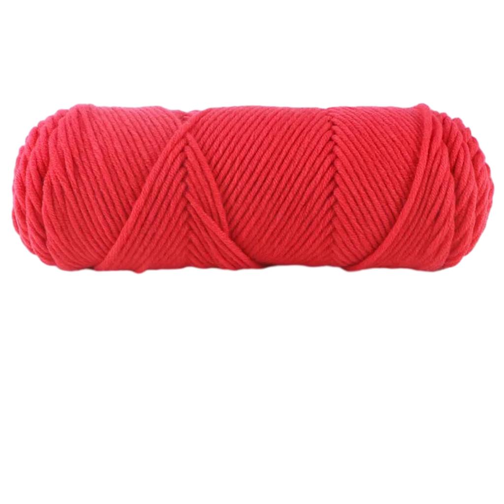 Milk Cotton Thread Colorful Milk Cotton Yarn Soft Comfort Milk Cotton Crochet Knitwear DIY Hand Knitting Yarn Mulitcolor