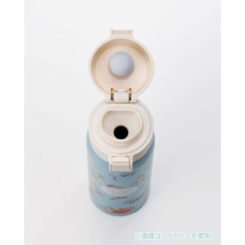 Skater STOT5ST Cap Unit One Touch Straw Stainless Steel Bottle Parts Green Parts Replacement Spare P-STOT5ST-CU-A