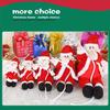Christmas Santa Claus Climbing Rope Showcase Tree Window Hanging Decor Cartoon Santa Doll Pendant Christmas Tree Decorations