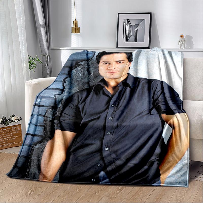 2025 New Style Chayanne Puerto Rican Latin Pop Soft Blankets,Keep Warm Throw Blanket Comfortable Blanket for Beds Sofa Home Gift