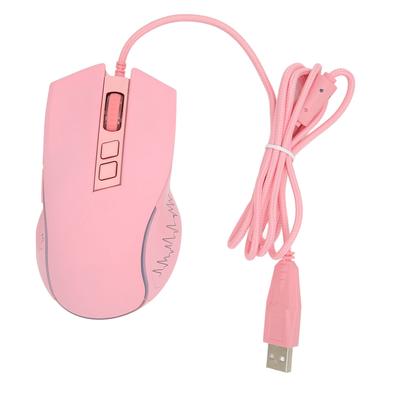 Gaming-Maus USB2.0 4 Einstellbare DPI RGB-Hintergrundbeleuchtung Ergonomisches Design Optischer Sensor Laptop-Maus für