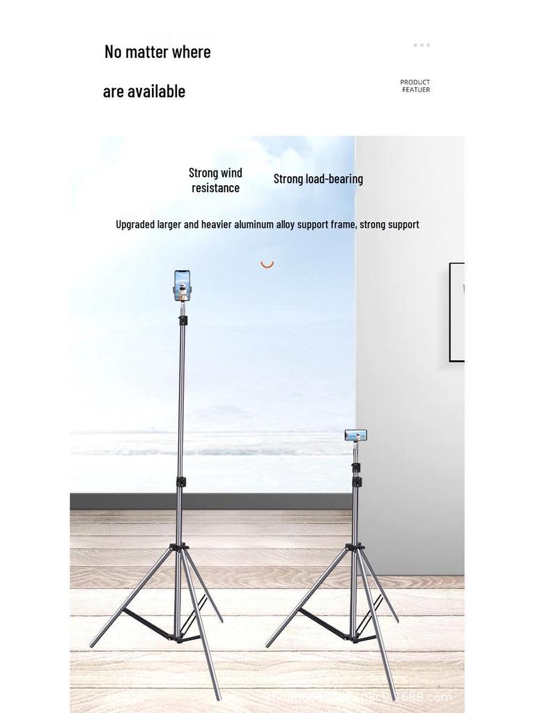 1.6m Enhanced Carbon Steel Multifunctional Tripod for Photography & Video