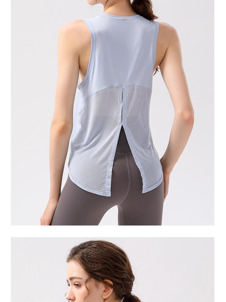 Women's Loose Fit Mesh Yoga Top - Breathable, Sweat-Wicking Sports Outerwear