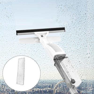 Double Side Window Cleaner Extendable with Cleaning Cloth Brush for Indoor