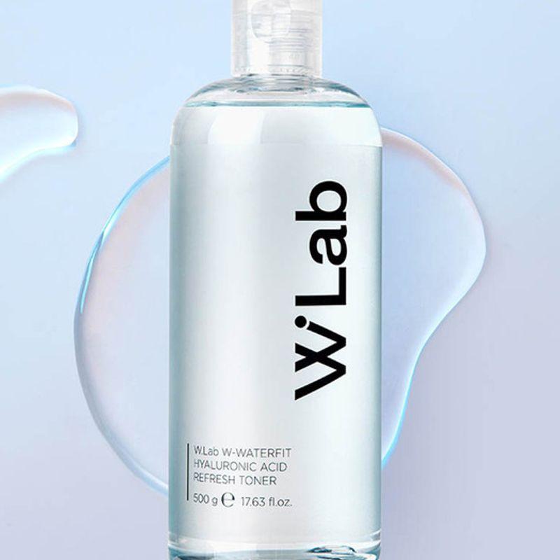 

W Water Fit Hyaluronic Acid Refresh Large Capacity Toner 500g / Low-molecular Hyaluronic Acid Mildly Acidic Toner