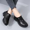 New Women Oxford Shoes Flats Casual Shoes Pu Leather Round Toe Flat Heel Business Shoes Korean Black Sneakers Women Shoes