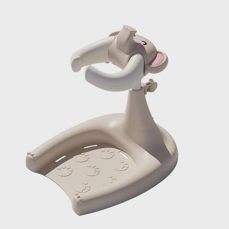 Standing Baby Bathtub with Guardrail for Safe Infant Washing