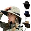 Summer Wide Brim Bucket Hat with Neck Flap – Unisex Sun Protection Hat for Fishing, Hiking, Camping and Outdoor Activities