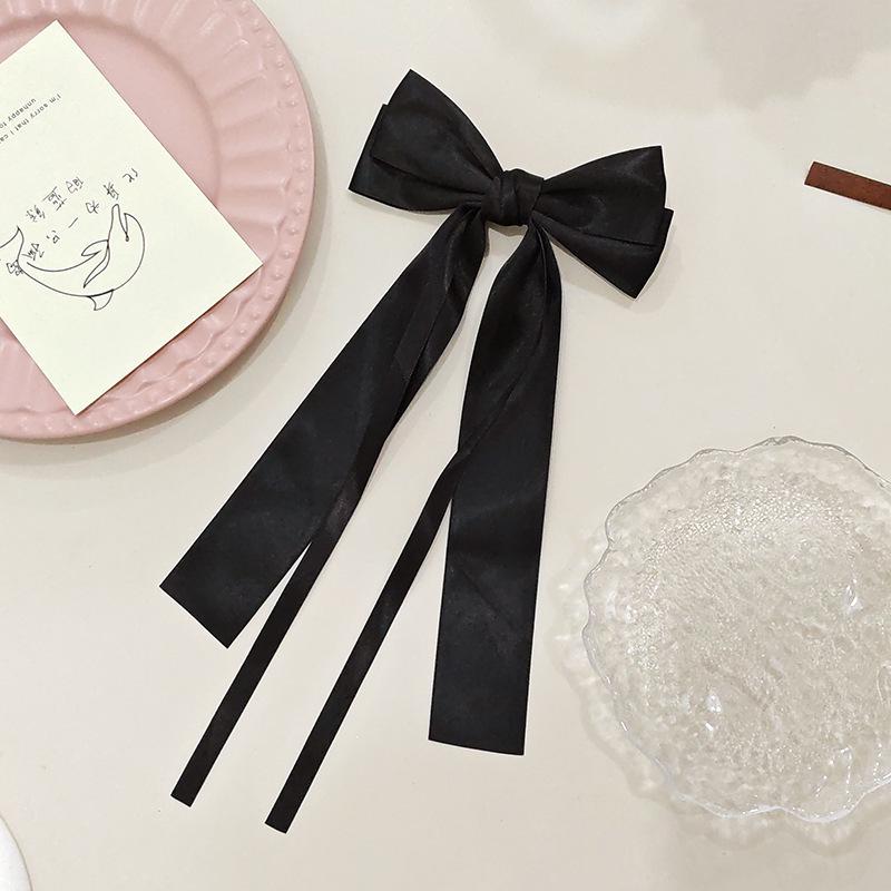 Sweet Girl Korean-Style Ribbons & Bows Hair Clips - Versatile High-End Hair Accessories for Half-Up Hairstyles