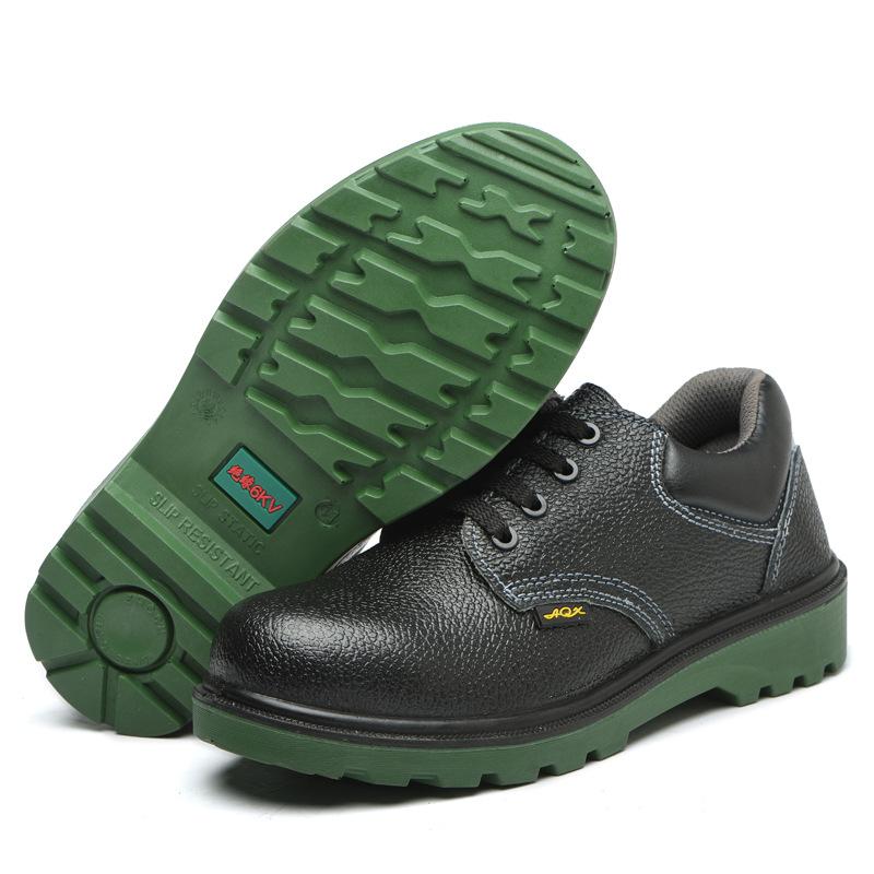 Protective Shoes Anti-Smashing Insulation 6kv Safety Shoes Wear-Resistant Lightweight Non-Slip Casual Oil and Acid Resistant
