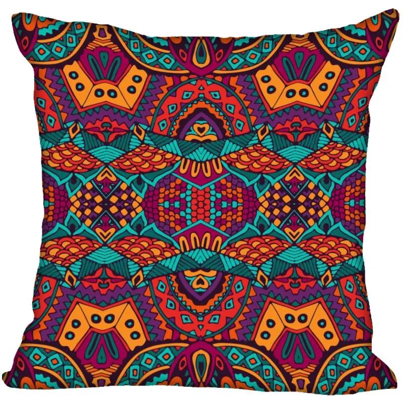 Invisible Zipper Throw Pillowcase Famous Art Floral Home Decor Satin