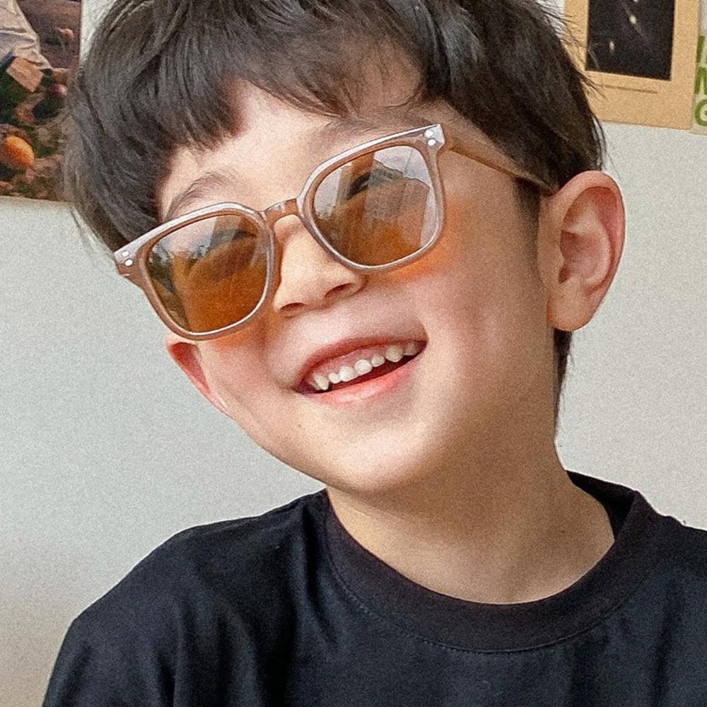 Children Sunglasses Vintage Square UV400 Sun Glasses Outdoor Cute Girl Boy Fashion Glasses Protective Classic Kids Sunglasses