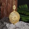 Gawu Doos Hanger Kan Worden Geopend Vajra Stempel Zes-Karakter Sutra Zirconium Boeddha Ketting Mannen en Vrouwen Amulet Sieraden