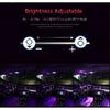 Ein Set kabelloser LED-Lampen zur Schaffung einer Atmosphäre im Auto mit App-Steuerung