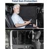 JOYTUTUS Rear Wrangler Side Window Sun Shade Camping Window Ect Screen Compatible With 2007-2024 Wrangler JK JL 4 Doors Gladiator JT, Car Window