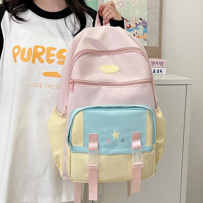 Trendy Lightweight Nylon Backpack For Girls And Boys Ideal For School Use