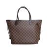 [Gebraucht] Neverfull Mm Kariertes Beschichtetes Canvas Mit Lederbesatz Tragetasche - Sehr Gut #17A25WH