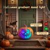 Indoor Party Props LED Halloween Pumpkin Light, Light Up Jack O Lantern Decor, Color Retro Ornaments Gradient Glowing Lamp for Yard Porch Window