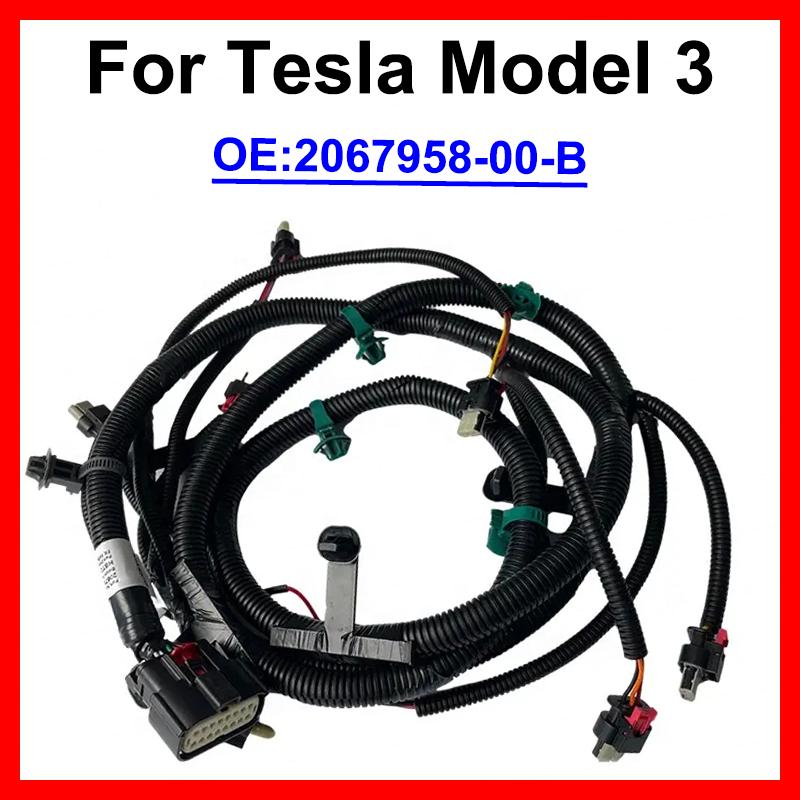 For Tesla Model 3 2067958-00-B Front Radar Sensor Wiring Harness Bumper Folding Wiring Harness Auto Parts 2067958 Replacement